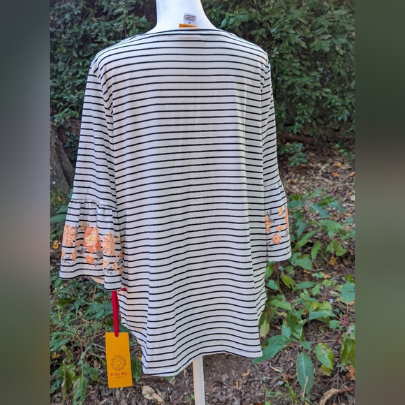 NWT Ruby Rd Womens Too Embroidery Boho SZ M - Picture 2 of 11